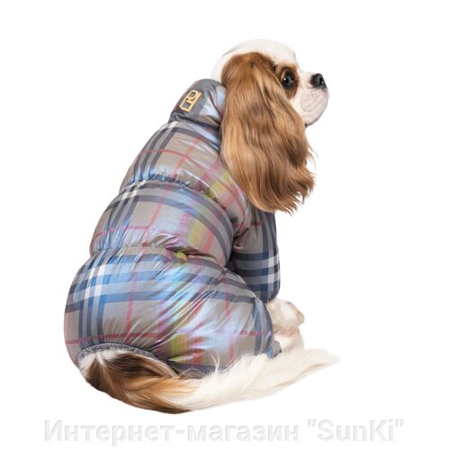 Комбінезон для собак Природа Pet Fashion INDIGO картатий M2 Різнобарвний (4823082428960)