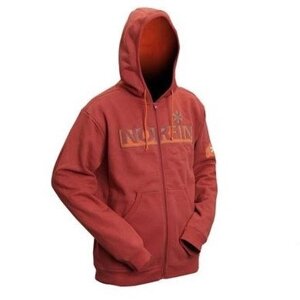 Куртка флісова Norfin Hoody Red (теракот) XXL