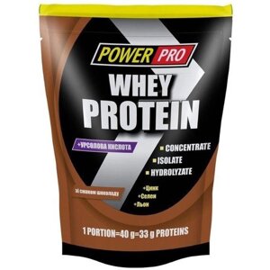 Протеїн Power Pro Whey Protein 1000 g /25 servings/ Шоколад