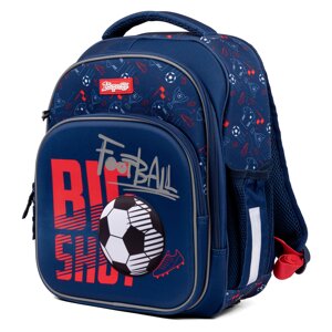 Рюкзак шкільний 1Вересня S-106 Football, синій