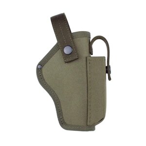 Кобура поясна Beretta 92 з чохлом під магазин (Oxford 600D, хакі)