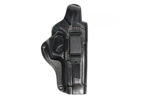 Кобура поясна Beretta 92 формована з кліпсою (шкіра, чорна)