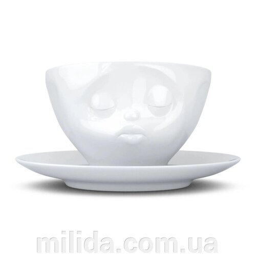 Чашка для кави (200 мл) з блюдцем німецького фарфору "Поцілунок" Tassen TASS14201/TA