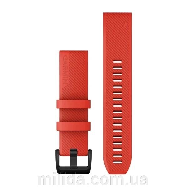 Garmin Quickfit Watch Brap 22 Силіконові, лазерні червоні. від компанії інтернет-магазин "_Міліда_" - фото 1