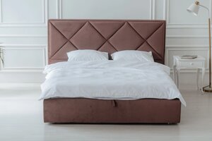 Ліжко-подіум Крістал, Підібрати тканину (Категорія А) Аляска 28, Розмір ліжка 160х200