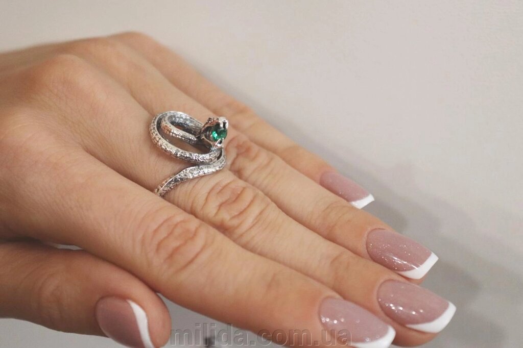 Срібна каблучка з Фіанітами DARIY 134 від компанії інтернет-магазин "_Міліда_" - фото 1