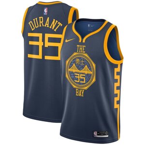 Баскетбольна джерсі Nike NBA Golden State Warriors №35 Kevin Durant темно-синя