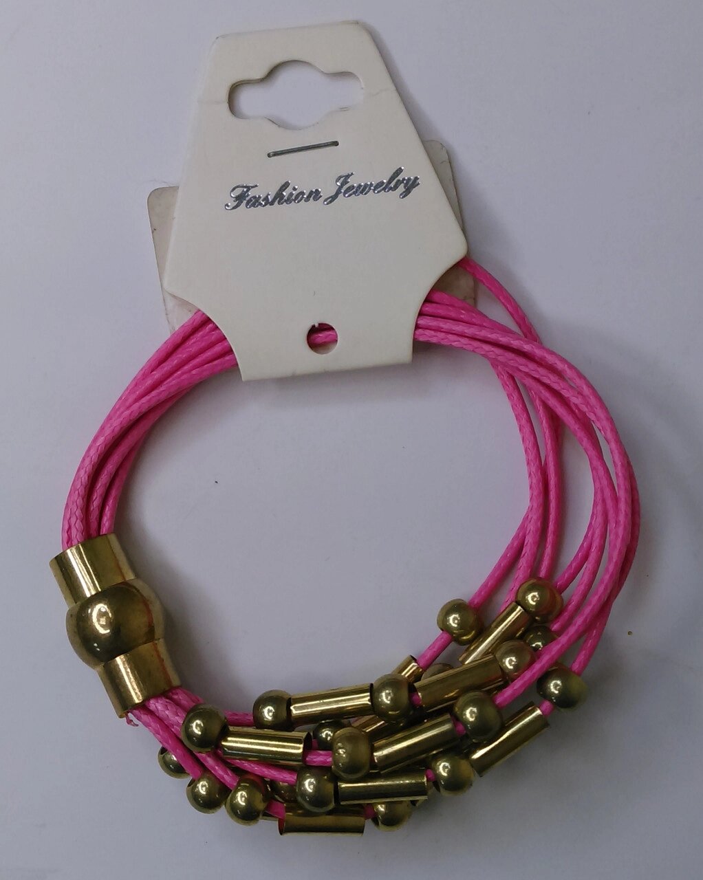 Браслет рожевий на магнітній застібці (Fashion jewelry) від компанії Книгарня БУККАФЕ - фото 1