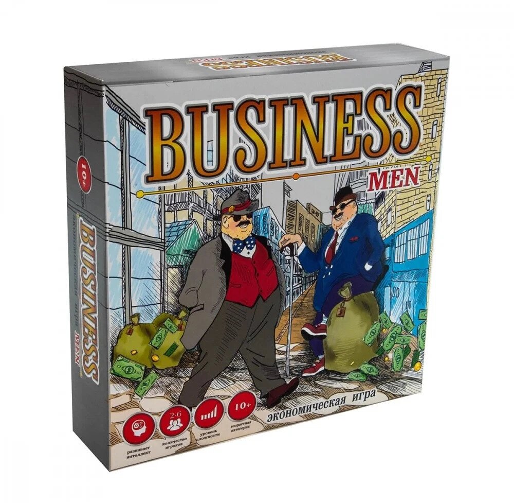 Настільна гра "BUSSINESSmen" 30556 (Strateg) (рос.) від компанії Книгарня БУККАФЕ - фото 1
