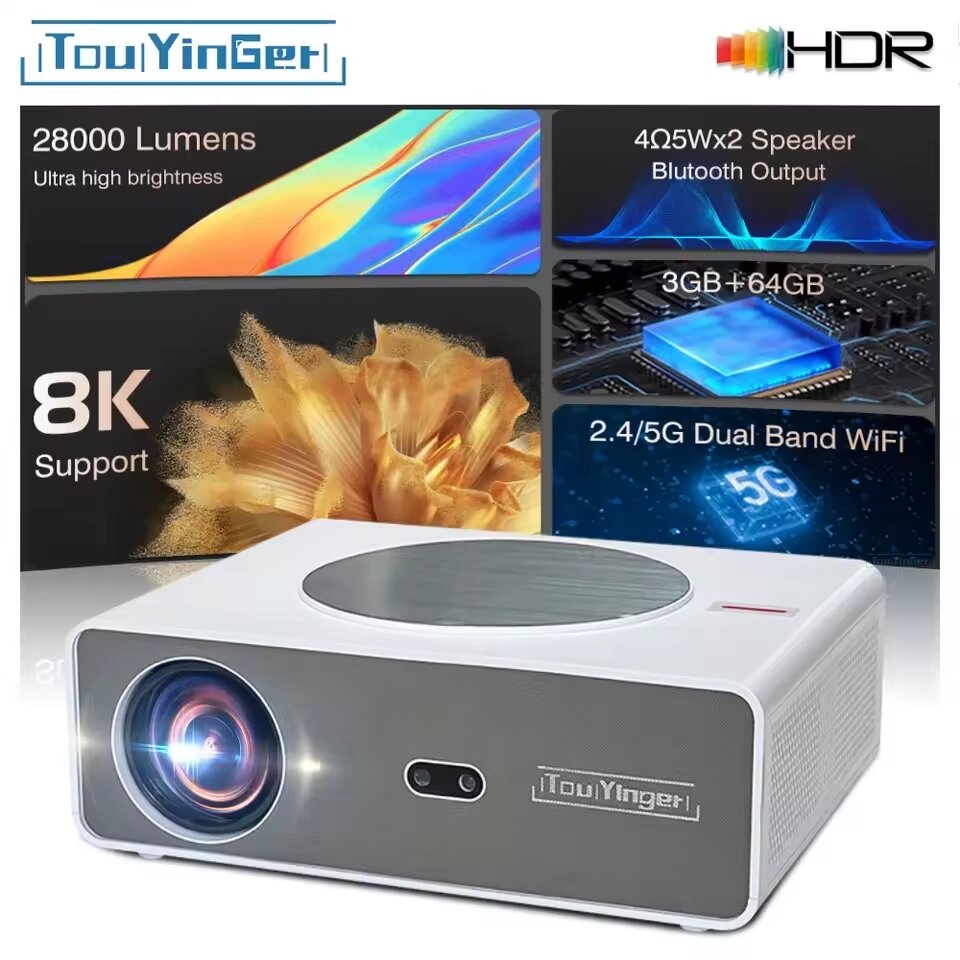 Проектор TouYinger Q11W (Android version) від компанії Книгарня БУККАФЕ - фото 1