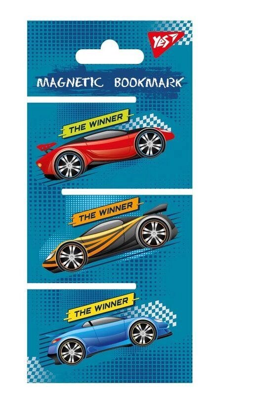 Закладки магнітні Winner 3 шт. 707002 (YES) від компанії Книгарня БУККАФЕ - фото 1