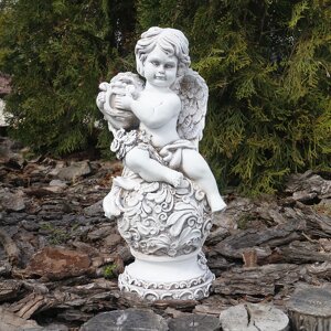 Ангел з арфою 34 см, що світиться Гранд Презент СП505-4 св