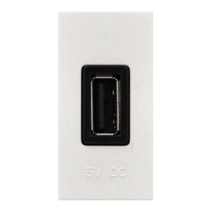 Розетка Zenit біла USB 1 мод.