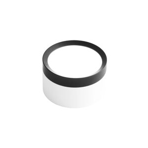 Cвітильник точковий накладний VEGAS GX53 IP20 круг білий+чорний Violux