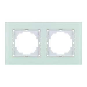 Рамка Nilson Alegra скло біле 2-на