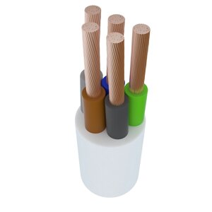 Провід ПВС 5х0,75 Прикарпаткабель