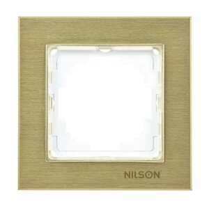 Рамка Nilson Alegra золотий алюміній 1-на