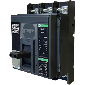 Автоматичний вимикач з електронним розчеплювачем FMC7E 3P 1600A 80kA Промфактор