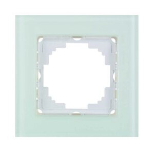 Рамка Nilson Alegra скло біле 1-на