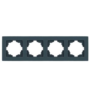 Рамка EL-BI VEGA Colorline темно-синя 4-на