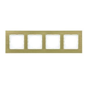 Рамка Nilson Alegra золотий алюміній 4-на