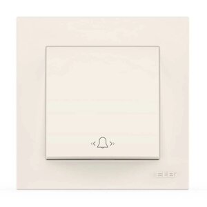 Вимикач EL-BI VEGA білий дзвінок