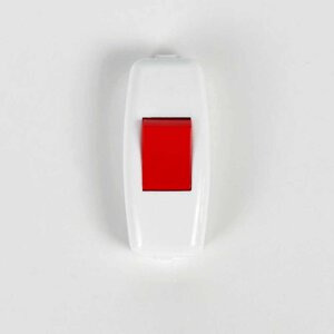 Вимикач EL- BI навісний білий-червоний