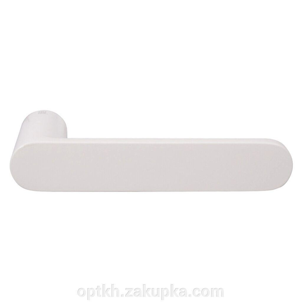 Дверна ручка на розетті Nuda Pure білий матовий R ф/з від компанії СПД Лініченка С Н - фото 1