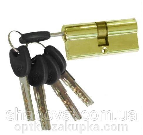 Секрет (циліндр) USK B-60 (30*30) k/k PB. Латунна серцевина колір золото. від компанії СПД Лініченка С Н - фото 1