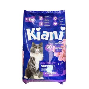 Сухий корм для дорослих котів Kiani Urinary для підтримки сечовидільної системи 8 кг