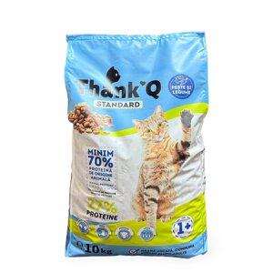 Сухий корм для котів Thank'Q Standart з рибою 10 кг