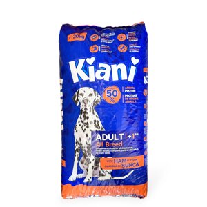 Сухий корм для собак KIANI DOG PETFOOD зі смаком шинки 20 кг в Закарпатській області від компанії Grand Eco Trade
