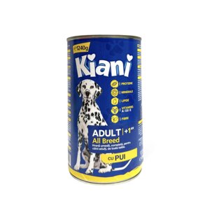 Вологий корм для собак Kiani 1240 гр з куркою в Закарпатській області від компанії Grand Eco Trade
