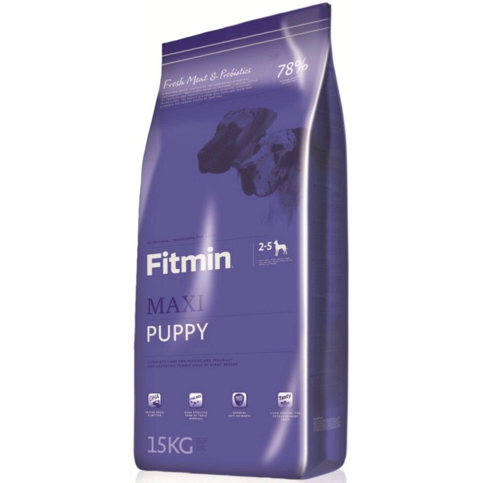 Сухий корм Fitmin Premium maxi puppy для цуценят гігантських порід (2-5 місяців) вагітних і лактуючих собак 15 кг ##от компании## Grand Eco Trade - ##фото## 1