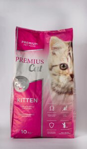 Сухий корм для кошенят, вагітних та годуючих кішок Fitmin PREMIUS Cat Kitten 10 кг