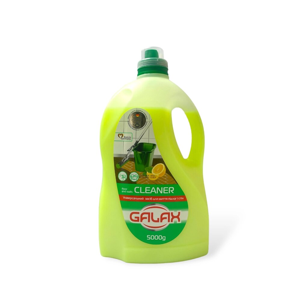 Універсальний засіб для миття підлог і стін GALAX das PowerClean Лимон 5 л від компанії Grand Eco Trade - фото 1