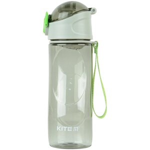 Пляшечка для води 530 мл сіро-зелена Kite