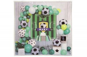 Набір декора до дня народження, ФУТБОЛ (банер, кульки)