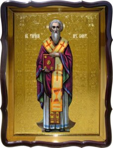 Ікона Св. Тарасія, 80 см х 60 см, фігурна рама