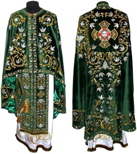 Одягання грецького покрою № 019 (зелене)