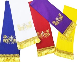 Закладка № 6661 (габардин)з хрестиком