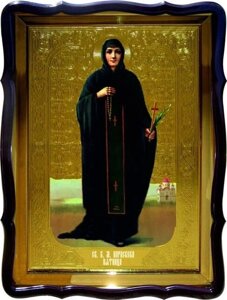 Ікона Св. Параскеви П'ятниці (ростова), 58 см х 50 см, фігурна рама