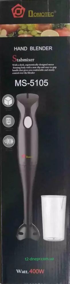 Блендер Domotec MS 5105 с чашей ##от компании## Опт, розница интернет магазин Familyshop - ##фото## 1