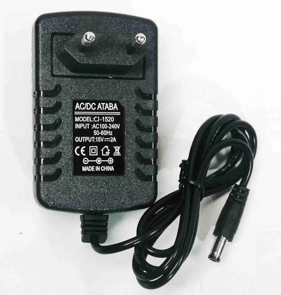 Блок живлення 15v 2A 5.5mm ##от компании## Опт, роздріб інтернет магазин Familyshop - ##фото## 1