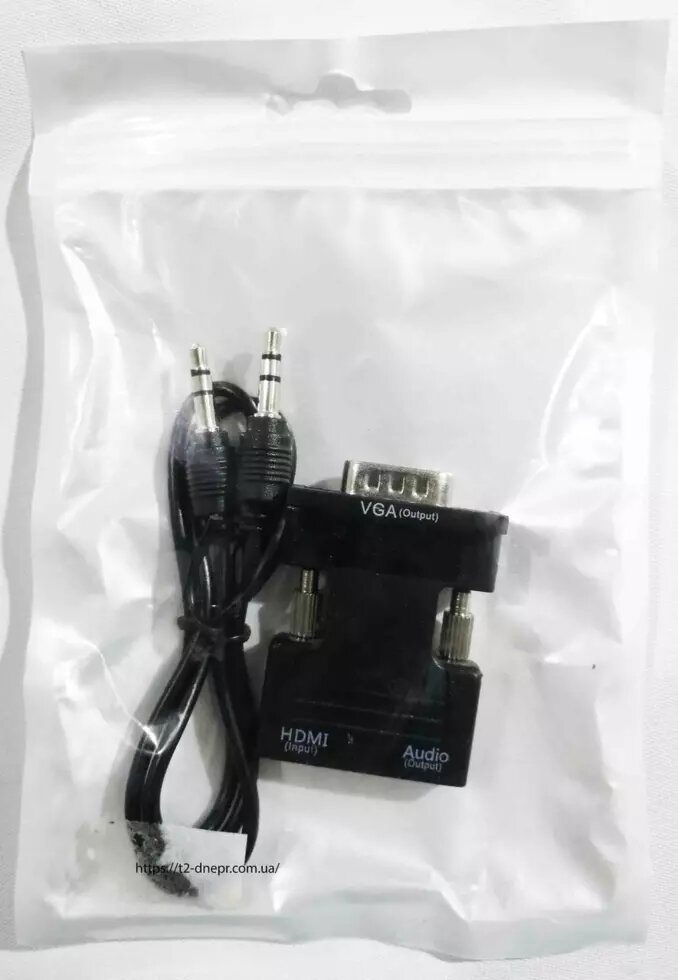 Переходник HDMI - VGA OUT со звуком ##от компании## Опт, розница интернет магазин Familyshop - ##фото## 1
