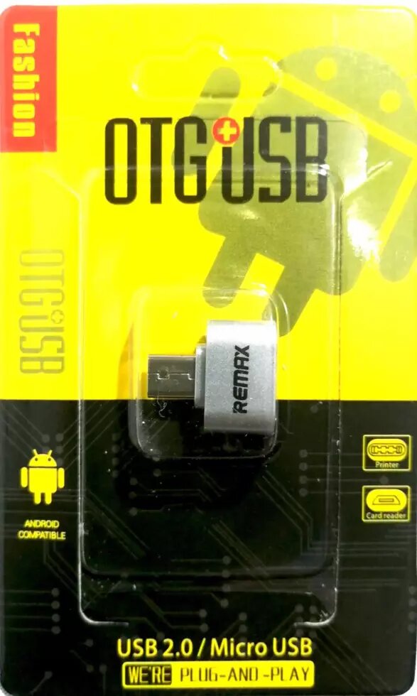 Переходник OTG USB- micro V8 Remax ##от компании## Опт, розница интернет магазин Familyshop - ##фото## 1