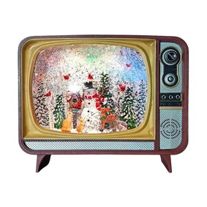 Різдвяний світильник ретро телевизор WDL-24034B