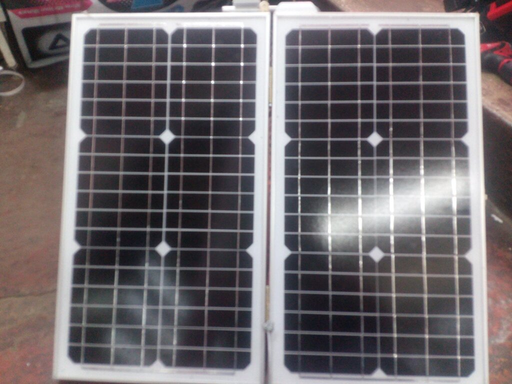 Сонячна панель 60 W переносна - фото