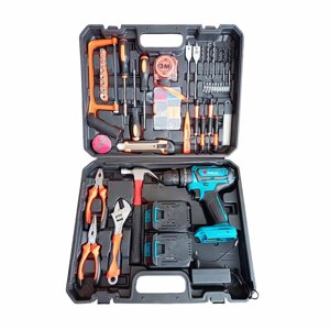 Шуруповерт акумуляторний Domotec TL 0054 з набором інструментів 54 предмети