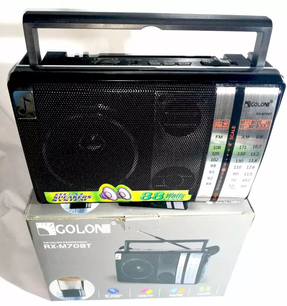 Приймач мережевий GOLON RX M70BT ##от компании## Опт, роздріб інтернет магазин Familyshop - ##фото## 1
